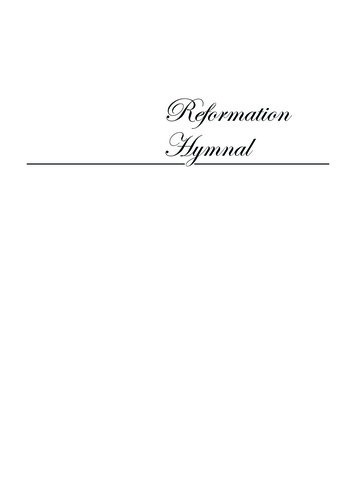 Reformation Hymnal - SDARM