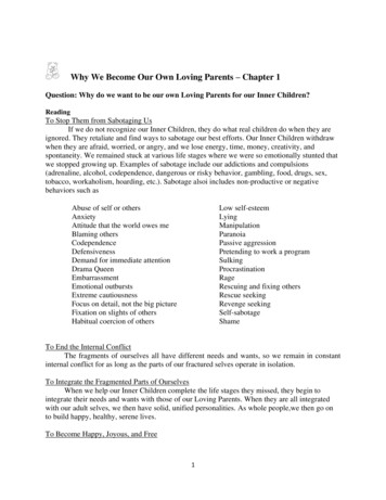 Why We Become Our Own Loving Parents Chapter 1