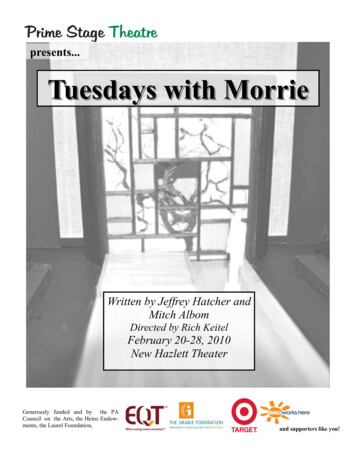 Presents Tuesdays With MorrieTuesdays With Morrie