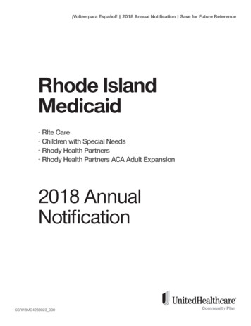 Rhode Island Medicaid - Uhccommunityplan 