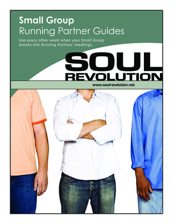 Small Group Running Partner Guides - Soul Revolution