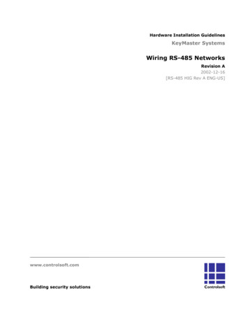 Wiring RS-485 Networks - Power Rich System