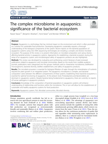 The Complex Microbiome In Aquaponics: Significance Of 