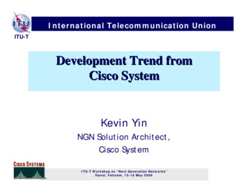 Development Trend From Cisco System - ITU