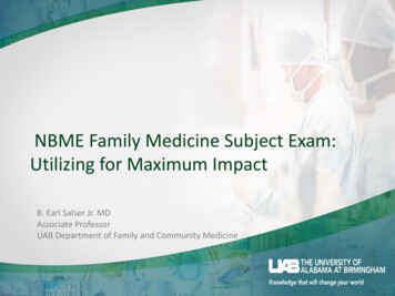 NBME Family Medicine Subject Exam: Utilizing For Maximum .