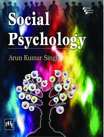 Social Psychology - Kopykitab