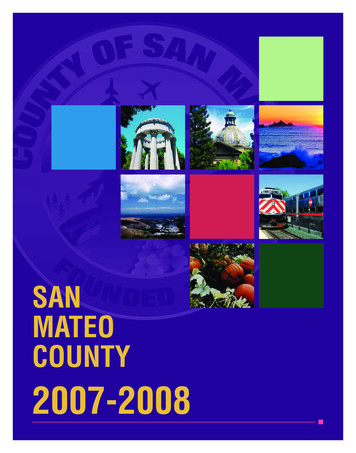 San Mateo County 2007-2008