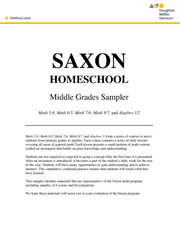 SAXON - Bookshark