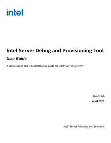 Intel Server Debug And Provisioning Tool