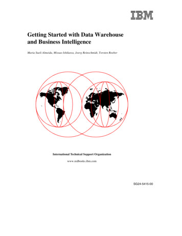 Getting Started With Data Warehouse And Business Intelligence