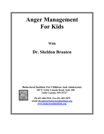 Anger Management For Kids - ISRC