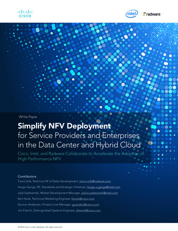 White Paper Simplify NFV Deployment - Intel Builders