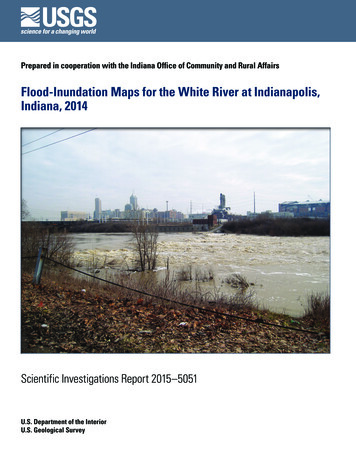 Flood-Inundation Maps For The White River At Indianapolis, Indiana, 2014