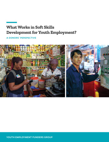 What Works In Soft Skills. Development For Youth 