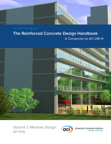 An ACI Handbook The Reinforced Concrete Design 