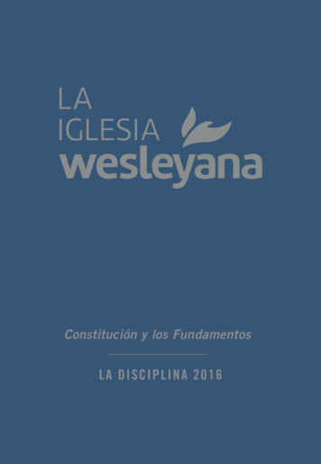 LA DISCIPLINA 2016 - Cdn.resources.wesleyan 