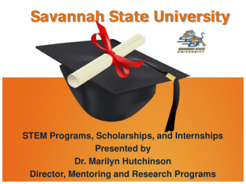 Savannah State University - Georgia Department Of Education