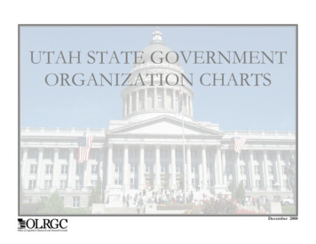 Utah State Government Organization Charts