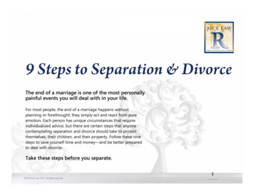 Steps To Divorce