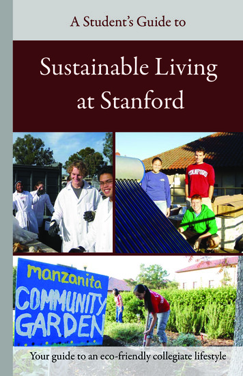 Sustainable Living At Stanford