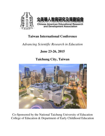 Taiwan International Conference