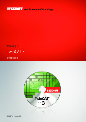 TwinCAT 3 - Beckhoff Automation