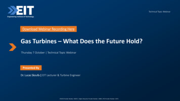 Gas Turbines What Does The Future Hold? - Eit.edu.au