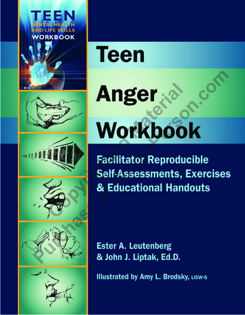 Mental HealtH And Life SkillS Workbook Teen
