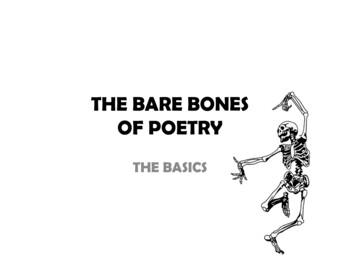 THE BARE BONES OF POETRY - Mrkennedy7.weebly 
