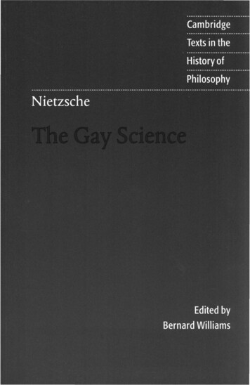 FRIEDRICH NIETZSCHE The Cay Science - Holybooks 