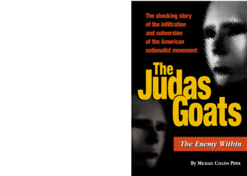 Of The Infiltration And Subversion Judas