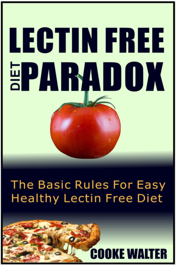 The Lectin Free Diet Paradox - Food Recipe Industry