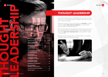 Thought Leadership - Ibc