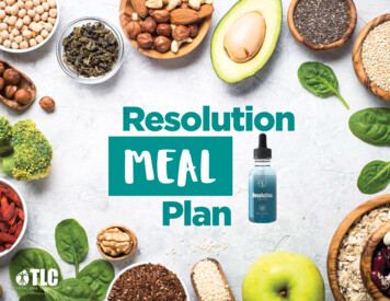 Resolution MEAL - Total Life Changes