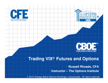 Trading VIX Futures And Options - Interactive Brokers