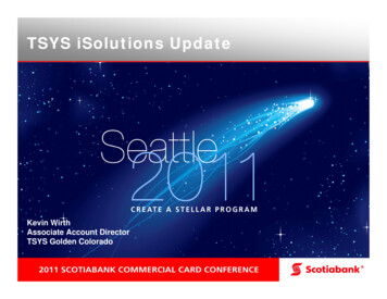 TSYS ISolutions Update - Scotiabank