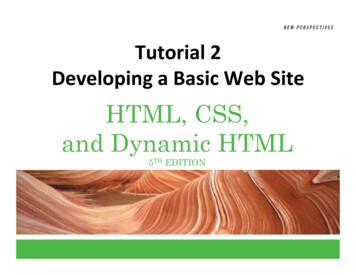 HTML, CSS, And Dynamic HTML - Weebly