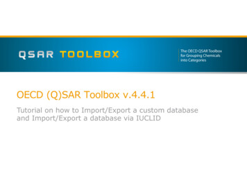 OECD (Q)SAR Toolbox V.4.4