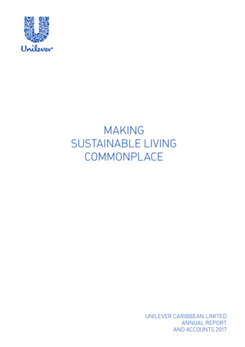 MAKING SUSTAINABLE LIVING COMMONPLACE