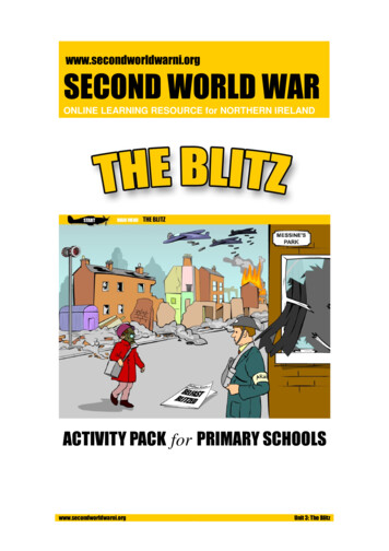 Unit 3 Activity Pack - SECOND WORLD WAR
