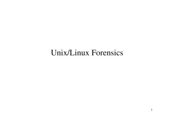 Unix/Linux Forensics - Lamar University
