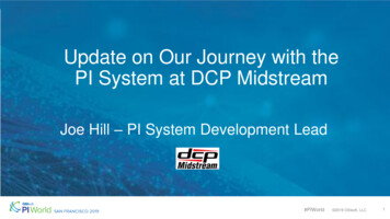 Update On Our Journey With The PI System At DCP Midstream