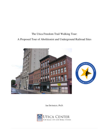 The Utica Freedom Trail Walking Tour: A Proposed 