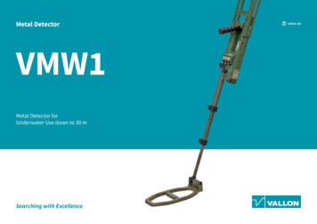 Metal Detector Vallon.de VMW1 - Neotek-web 