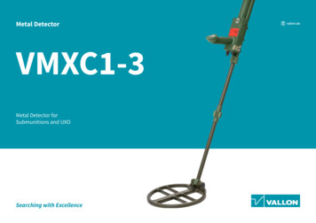 Metal Detector Vallon.de VMXC1-3 - Neotek-web 