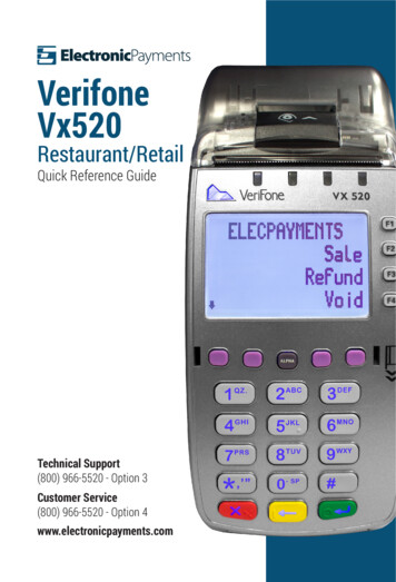 Verifone Vx520 - Epayllc 