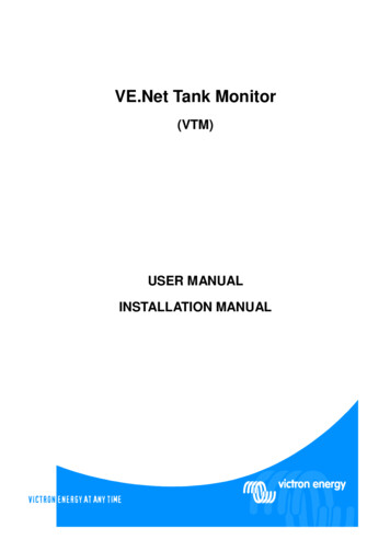 VE Tank Monitor - Victron Energy