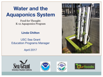 Water And The Aquaponics System