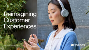 Reimagining Customer Experiences - Webex