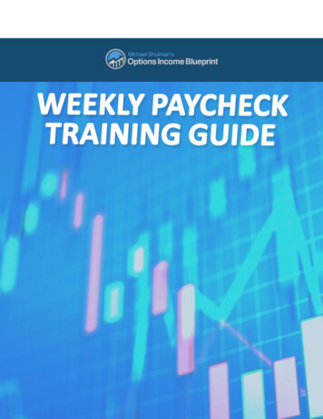 Weekly Paycheck Training Guide - Options Income Masters